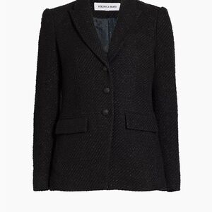 NWT- Veronica Beard Orlane Dickey Black Women's Jacket - size 4